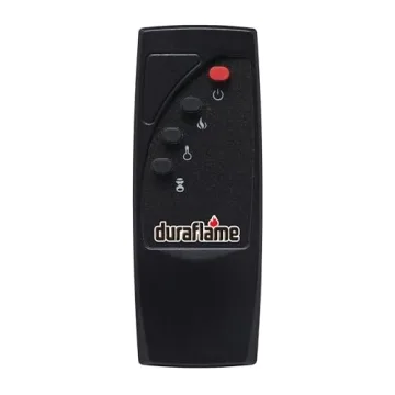 duraflame Freestanding Electric Fireplace Stove Heater with 3D Flame Effect for 1,000 Sq. Ft. Room, Black