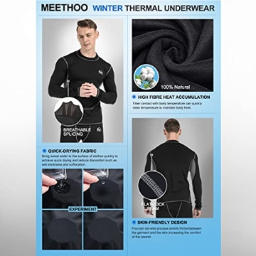 Thermal Compression Underwear Set for Men