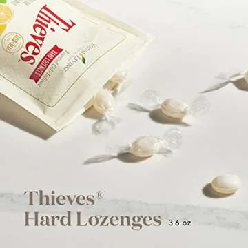 Young Living Thieves Hard Lozenges, 30 ct | Sugar-Free Relief for Dry Mouth & Sore Throat | Clove, L...
