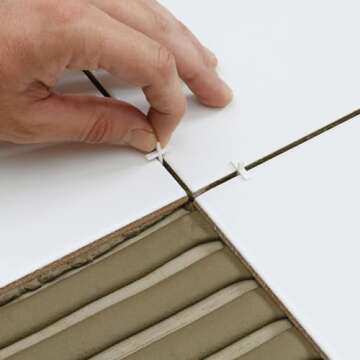 QEP 1/16" Traditional Flexible Tile Spacers (300 Pack) - Perfect for Precision Tile Installation