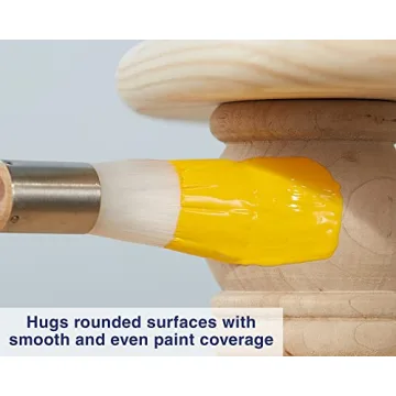 Zibra 4-Piece Furniture Paint Brush Set for DIY Projects