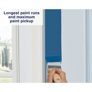 Zibra 4-Piece Furniture Paint Brush Set for DIY Projects