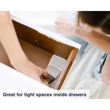 Zibra 4-Piece Furniture Paint Brush Set for DIY Projects