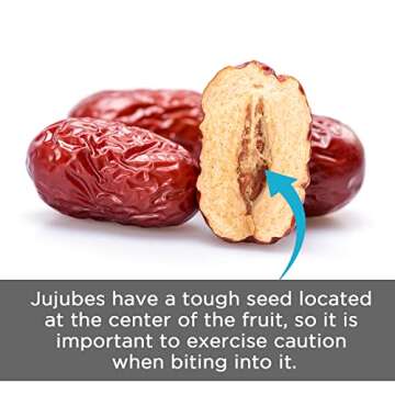 NESTLADY Jujube Dates - Sweet, Chewy & Natural Snack