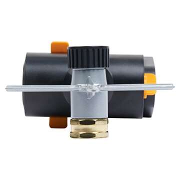 Melnor XT Mini-Turbo Oscillating Sprinkler on a Spike with One Touch Width Control & Flow Control, and Rotation, waters up to 3,900 sq.ft.