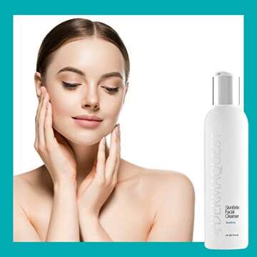 DermaQuest SkinBrite Facial Cleanser - Hydrating & Brightening Skin Cleanser - Balance Uneven Skin Tone and Hyperpigmentation (6 oz.)