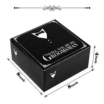 40 Pieces Groomsmen Proposal Box Set Ideal for Weddings