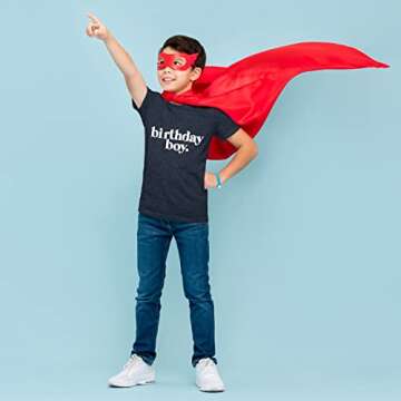 Birthday boy Shirt Toddler Outfit its My Year Old First 1st 2nd 3rd 4th 5th Tshirt (7 Years, Charcoal Black)