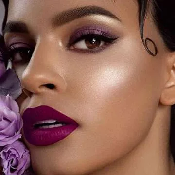 MAKI YIKA Dark Purple Lipstick for Women Color Stay Long Lasting Lipsticks, No Smudge Matte Liquid Lipstick Transferproof Cruelty-Free Lip Color, GOTHIC PLUM