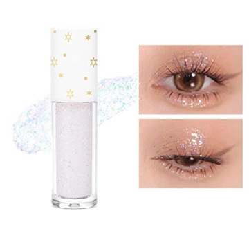 Geeneiya Liquid Glitter Eyeshadow Korean Makeup Under Eye Shadow Bling,Pigmented, Long Lasting, Quic...