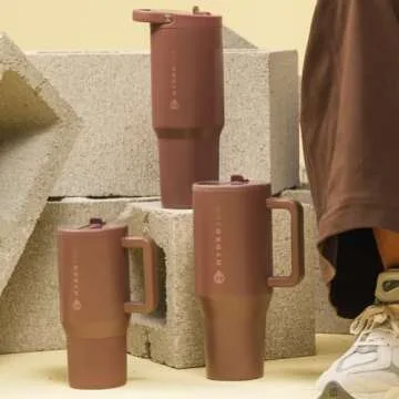 HydroJug Traveler Water Bottle with Flip Straw & Handle