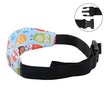Baby Head Support for Car Seat-Car Seat Head Support for Toddler-Head Band Strap Headrest, Stroller Carseat Sleeping Baby Carseat Head Support for Toddler Kids Children Child Infant