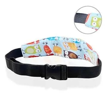 Baby Head Support for Car Seat-Car Seat Head Support for Toddler-Head Band Strap Headrest, Stroller Carseat Sleeping Baby Carseat Head Support for Toddler Kids Children Child Infant