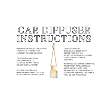 Palo Santo & Sandalwood Hanging Car Air Freshener