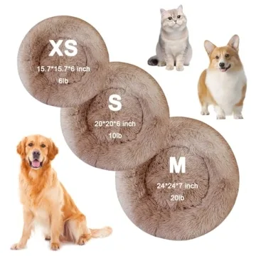 Soft & Washable Nisrada Cat Bed for Dogs and Cats