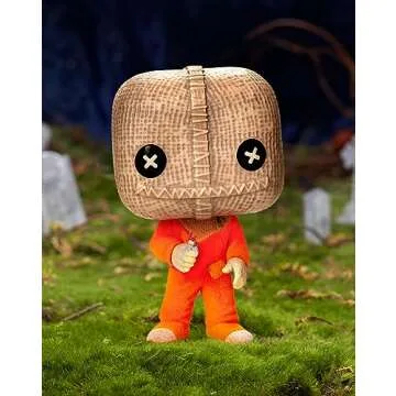 Funko Spirit Halloween Trick 'r Treat Sam with Razor Flocked POP! Figure | Horror Collectible