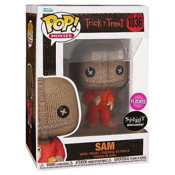 Funko Spirit Halloween Trick 'r Treat Sam with Razor Flocked POP! Figure | Horror Collectible