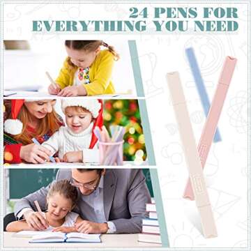 Meanplan 24 Pcs Cute Pastel Highlighters Double Ended