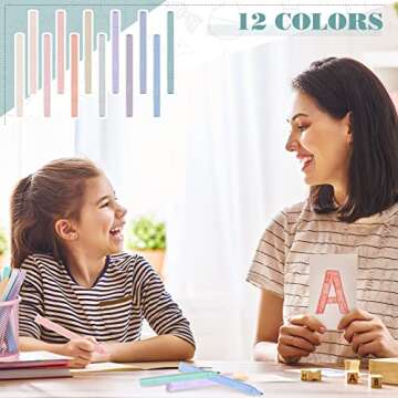 Meanplan 24 Pcs Cute Pastel Highlighters Double Ended