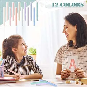 Meanplan 24 Pcs Cute Pastel Highlighters Double Ended