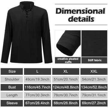 Leumoi 5 Pcs Mens Renaissance Costume Set - Medieval Knight and Viking Attire