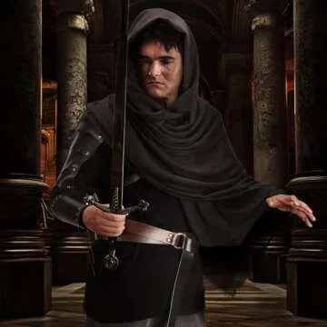 Leumoi Medieval Costume Set - 5 Pieces for Cosplay