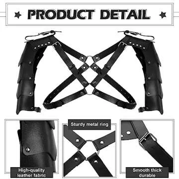 Leumoi Medieval Costume Set - 5 Pieces for Cosplay