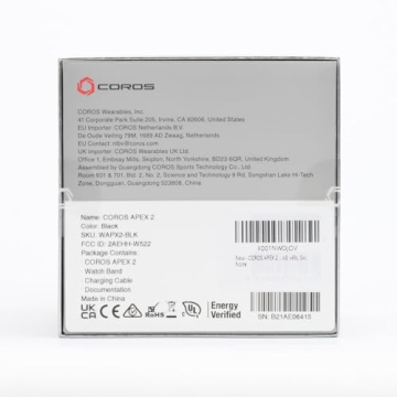 COROS APEX 2 GPS Outdoor Watch with 40 Hour Battery Life