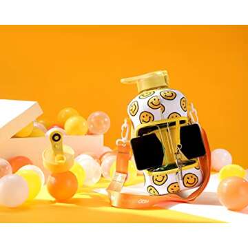 H2O Capsule Half Gallon Water Bottle with Storage Sleeve