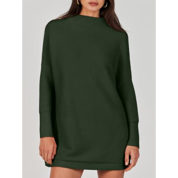 ANRABESS Oversized Turtleneck Sweater - Elegant Comfort