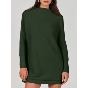 ANRABESS Oversized Turtleneck Sweater - Elegant Comfort