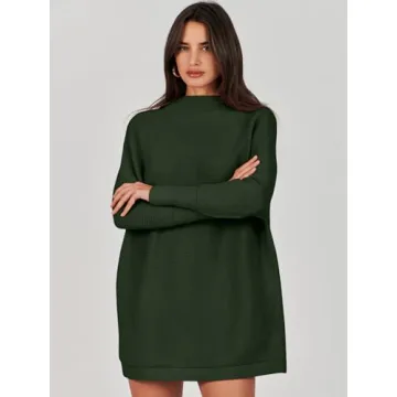 ANRABESS Oversized Turtleneck Sweater - Elegant Comfort
