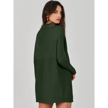 ANRABESS Oversized Turtleneck Sweater - Elegant Comfort