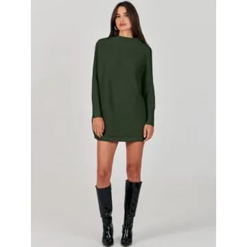 ANRABESS Oversized Turtleneck Sweater - Elegant Comfort