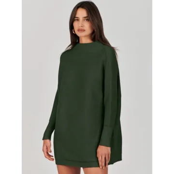 ANRABESS Oversized Turtleneck Sweater - Elegant Comfort