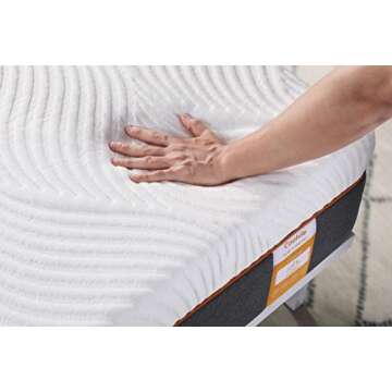 Coolvie Full Mattress with Memory Foam and Innerspring Hybrid