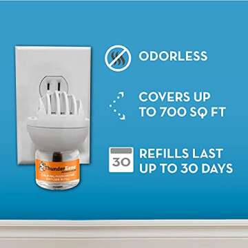 ThunderEase Dog Calming Pheromone Diffuser Refill - Stress Relief