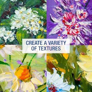 U.S. Art Supply Impasto Clear Gel Acrylic Medium for Painting – 500ml Tub, Matte & Gloss Gel Medium for Acrylic Paint, Ideal for Texture, Layering, & Extending Paint, Non-Toxic, Professional Quality