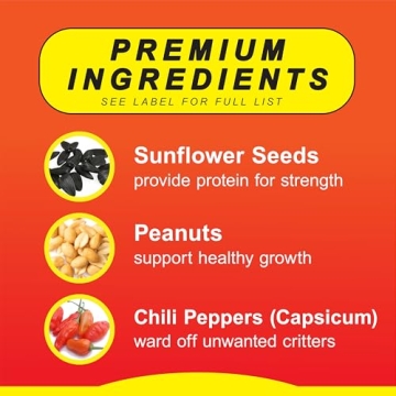 Premium Hot Blend Bird Food Squirrel Deterrent 5#