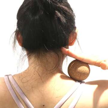 Cork Massage Ball Set for Muscle Relief and Relaxation