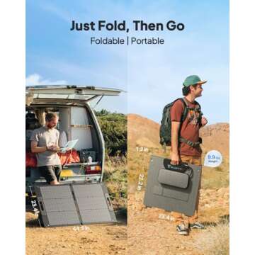 BLUETTI AC70 Portable Power Station with 100W Solar Panel - Eco-Friendly Power for Adventures