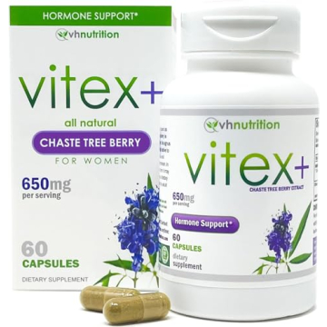 VH Nutrition VITEX+ | Vitex Chasteberry Supplement for Women | Hormonal Balance and Fertility Suppor...