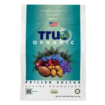 True Organic Prilled Sulfur Granular Fertilizer - Soil Acidifier - 5 lbs - OMRI Listed