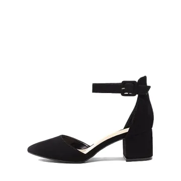 Chic DREAM PAIRS Low Heel Pumps for Stylish Comfort