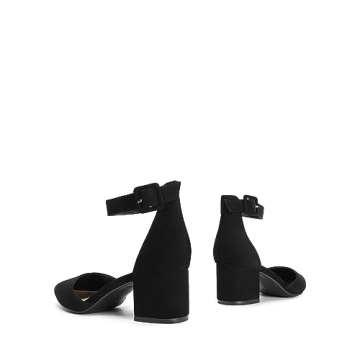 Chic DREAM PAIRS Low Heel Pumps for Stylish Comfort
