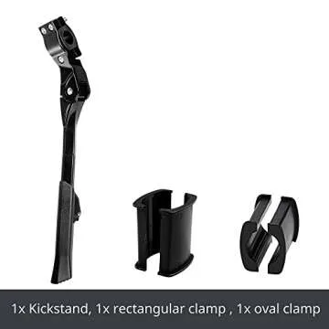 N+1 Adjustable Rear Side Kickstand for Mountain, eBike, Road, City & Heavy Bikes - 26"-29" Inch