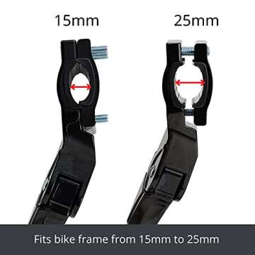 N+1 Adjustable Rear Side Kickstand for Mountain, eBike, Road, City & Heavy Bikes - 26"-29" Inch