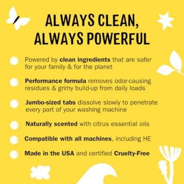 Molly's Suds Washing Machine Cleaner Tablets for Freshness