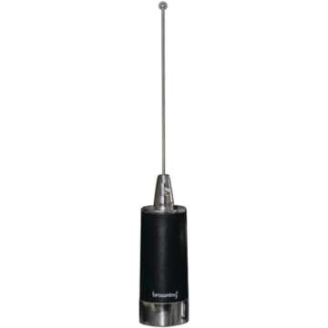 Browning BR-140, 49 inch Stainless Steel Whip CB Land Mobile Antenna, 26-30 MHz Frequency Range, DC ...