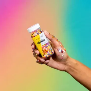 Rainbow Softies Natural Sprinkles Vegan & Dye-Free 3oz